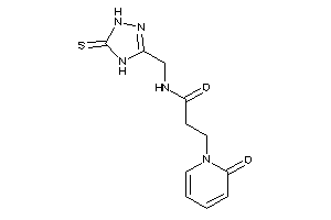 3-(2-keto-1-pyridyl)-N-[(5-thioxo-1,4-dihydro-1,2,4-triazol-3-yl)methyl]propionamide