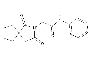 2-(2,4-diketo-1,3-diazaspiro[4.4]nonan-3-yl)-N-phenyl-acetamide