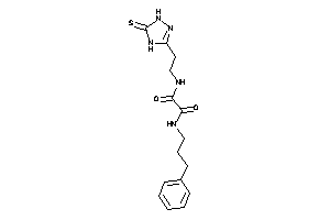 N-(3-phenylpropyl)-N'-[2-(5-thioxo-1,4-dihydro-1,2,4-triazol-3-yl)ethyl]oxamide