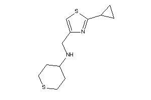 (2-cyclopropylthiazol-4-yl)methyl-tetrahydrothiopyran-4-yl-amine