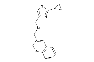 2H-chromen-3-ylmethyl-[(2-cyclopropylthiazol-4-yl)methyl]amine