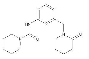 N-[3-[(2-ketopiperidino)methyl]phenyl]piperidine-1-carboxamide