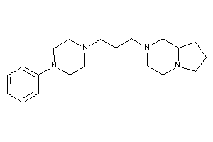 2-[3-(4-phenylpiperazino)propyl]-3,4,6,7,8,8a-hexahydro-1H-pyrrolo[1,2-a]pyrazine