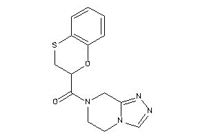 2,3-dihydro-1,4-benzoxathiin-2-yl(6,8-dihydro-5H-[1,2,4]triazolo[4,3-a]pyrazin-7-yl)methanone