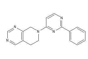 7-(2-phenylpyrimidin-4-yl)-6,8-dihydro-5H-pyrido[3,4-d]pyrimidine