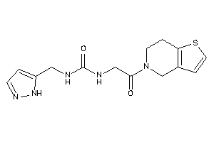 1-[2-(6,7-dihydro-4H-thieno[3,2-c]pyridin-5-yl)-2-keto-ethyl]-3-(1H-pyrazol-5-ylmethyl)urea