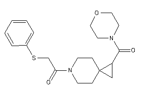 1-[1-(morpholine-4-carbonyl)-6-azaspiro[2.5]octan-6-yl]-2-(phenylthio)ethanone