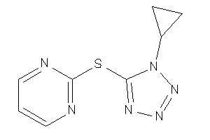 2-[(1-cyclopropyltetrazol-5-yl)thio]pyrimidine