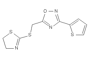 5-[(2-thiazolin-2-ylthio)methyl]-3-(2-thienyl)-1,2,4-oxadiazole