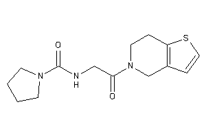 N-[2-(6,7-dihydro-4H-thieno[3,2-c]pyridin-5-yl)-2-keto-ethyl]pyrrolidine-1-carboxamide