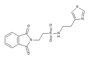 2-phthalimido-N-(2-thiazol-4-ylethyl)ethanesulfonamide