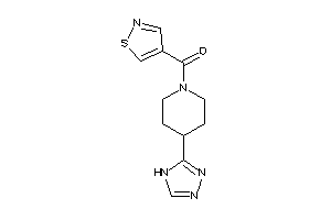 Isothiazol-4-yl-[4-(4H-1,2,4-triazol-3-yl)piperidino]methanone