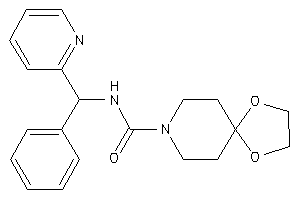 N-[phenyl(2-pyridyl)methyl]-1,4-dioxa-8-azaspiro[4.5]decane-8-carboxamide