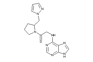 2-(9H-purin-6-ylamino)-1-[2-(pyrazol-1-ylmethyl)pyrrolidino]ethanone