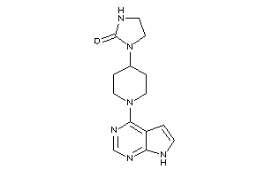 1-[1-(7H-pyrrolo[2,3-d]pyrimidin-4-yl)-4-piperidyl]-2-imidazolidinone