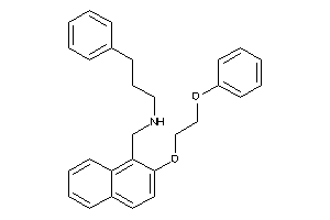 [2-(2-phenoxyethoxy)-1-naphthyl]methyl-(3-phenylpropyl)amine