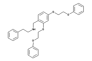 Image of [2,4-bis(2-phenoxyethoxy)benzyl]-phenethyl-amine