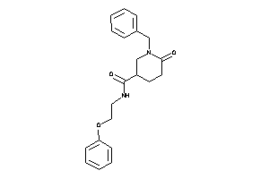 1-benzyl-6-keto-N-(2-phenoxyethyl)nipecotamide