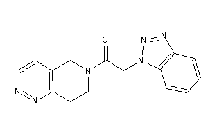 2-(benzotriazol-1-yl)-1-(7,8-dihydro-5H-pyrido[4,3-c]pyridazin-6-yl)ethanone