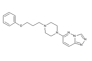 6-[4-(3-phenoxypropyl)piperazino]-[1,2,4]triazolo[3,4-f]pyridazine