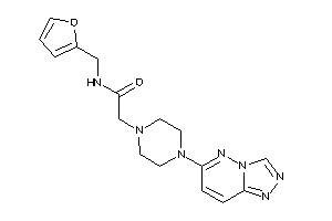 N-(2-furfuryl)-2-[4-([1,2,4]triazolo[3,4-f]pyridazin-6-yl)piperazino]acetamide