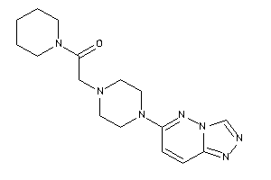 1-piperidino-2-[4-([1,2,4]triazolo[3,4-f]pyridazin-6-yl)piperazino]ethanone