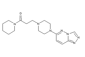 1-piperidino-3-[4-([1,2,4]triazolo[3,4-f]pyridazin-6-yl)piperazino]propan-1-one