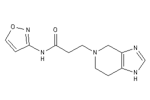 N-isoxazol-3-yl-3-(1,4,6,7-tetrahydroimidazo[4,5-c]pyridin-5-yl)propionamide