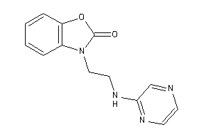 3-[2-(pyrazin-2-ylamino)ethyl]-1,3-benzoxazol-2-one