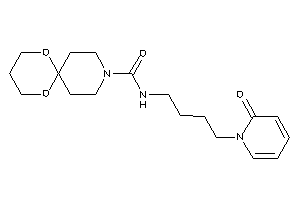 N-[4-(2-keto-1-pyridyl)butyl]-7,11-dioxa-3-azaspiro[5.5]undecane-3-carboxamide