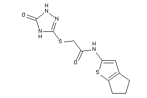 N-(5,6-dihydro-4H-cyclopenta[b]thiophen-2-yl)-2-[(5-keto-1,4-dihydro-1,2,4-triazol-3-yl)thio]acetamide