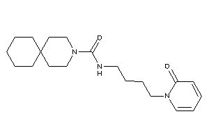 N-[4-(2-keto-1-pyridyl)butyl]-3-azaspiro[5.5]undecane-3-carboxamide