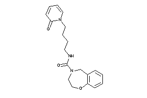 N-[4-(2-keto-1-pyridyl)butyl]-3,5-dihydro-2H-1,4-benzoxazepine-4-carboxamide