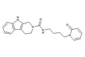 N-[4-(2-keto-1-pyridyl)butyl]-1,3,4,9-tetrahydro-$b-carboline-2-carboxamide