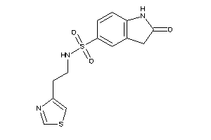 2-keto-N-(2-thiazol-4-ylethyl)indoline-5-sulfonamide