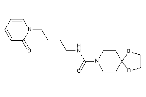 N-[4-(2-keto-1-pyridyl)butyl]-1,4-dioxa-8-azaspiro[4.5]decane-8-carboxamide