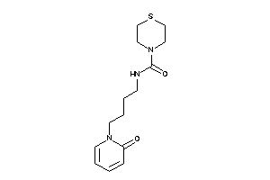 N-[4-(2-keto-1-pyridyl)butyl]thiomorpholine-4-carboxamide