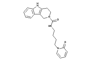 N-[4-(2-keto-1-pyridyl)butyl]-1,3,4,5-tetrahydropyrido[4,3-b]indole-2-carboxamide