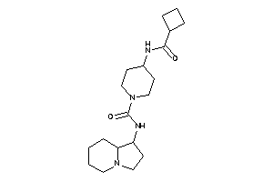 4-(cyclobutanecarbonylamino)-N-indolizidin-1-yl-piperidine-1-carboxamide