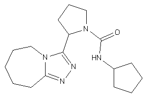 N-cyclopentyl-2-(6,7,8,9-tetrahydro-5H-[1,2,4]triazolo[4,3-a]azepin-3-yl)pyrrolidine-1-carboxamide