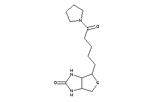 6-(5-keto-5-pyrrolidino-pentyl)-1,3,3a,4,6,6a-hexahydrothieno[3,4-d]imidazol-2-one