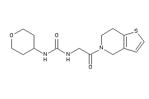 1-[2-(6,7-dihydro-4H-thieno[3,2-c]pyridin-5-yl)-2-keto-ethyl]-3-tetrahydropyran-4-yl-urea