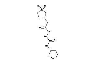 1-cyclopentyl-3-[[2-(1,1-diketothiolan-3-yl)acetyl]amino]urea