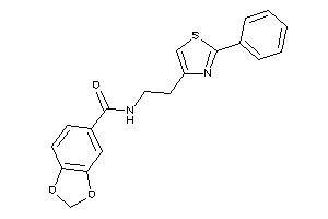 N-[2-(2-phenylthiazol-4-yl)ethyl]-piperonylamide