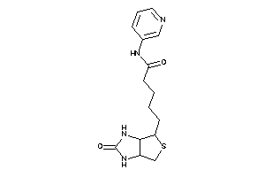 5-(2-keto-1,3,3a,4,6,6a-hexahydrothieno[3,4-d]imidazol-4-yl)-N-(3-pyridyl)valeramide