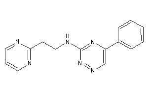 (5-phenyl-1,2,4-triazin-3-yl)-[2-(2-pyrimidyl)ethyl]amine