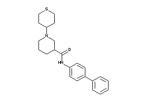 N-(4-phenylphenyl)-1-tetrahydrothiopyran-4-yl-nipecotamide