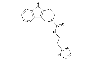 N-[2-(1H-imidazol-2-yl)ethyl]-1,3,4,5-tetrahydropyrido[4,3-b]indole-2-carboxamide