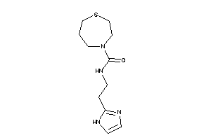 N-[2-(1H-imidazol-2-yl)ethyl]-1,4-thiazepane-4-carboxamide