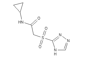 N-cyclopropyl-2-(4H-1,2,4-triazol-3-ylsulfonyl)acetamide